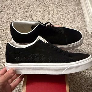 Vans Houndstooth Old Skool Black and White Sneakers
